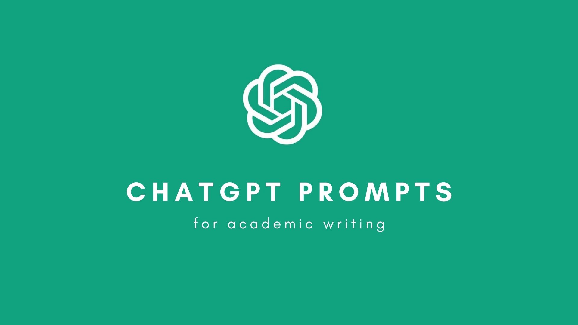 ChatGPT Prompts for Academic Writing – Blog